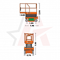 Чертеж Ножничный подъемник Dingli JCPT0607PAH
