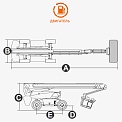 Чертеж Телескопический подъемник Dingli BT22BRT
