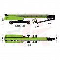 Чертеж Телескопический подъемник AURORA ZT58J