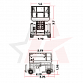Чертеж Ножничный подъемник LGMG SR1218D 