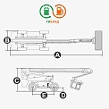 Чертеж Телескопический подъемник Dingli BT22BHRT