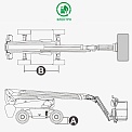 Чертеж Телескопический подъемник Dingli BT22CERT2