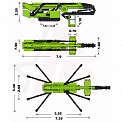 Чертеж Подъемник-паук ZOOMLION ZX37T