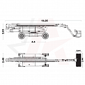 Чертеж Коленчатый подъемник Sinoboom AB42RJ Plus