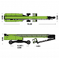 Чертеж Телескопический подъемник AURORA ZT51J