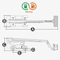 Чертеж Телескопический подъемник Dingli BT28HRT
