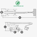 Чертеж Телескопический подъемник Dingli BT24BERT
