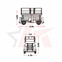 Чертеж Ножничный подъемник LGMG SR1018D 