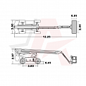 Чертеж Телескопический подъемник AURORA BT30SRT