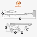 Чертеж Телескопический подъемник Dingli BT26BRT