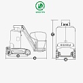 Чертеж Мачтовый подъемник AURORA AMWP11.5-8100AC