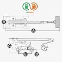Чертеж Телескопический подъемник Dingli BT26BHRT